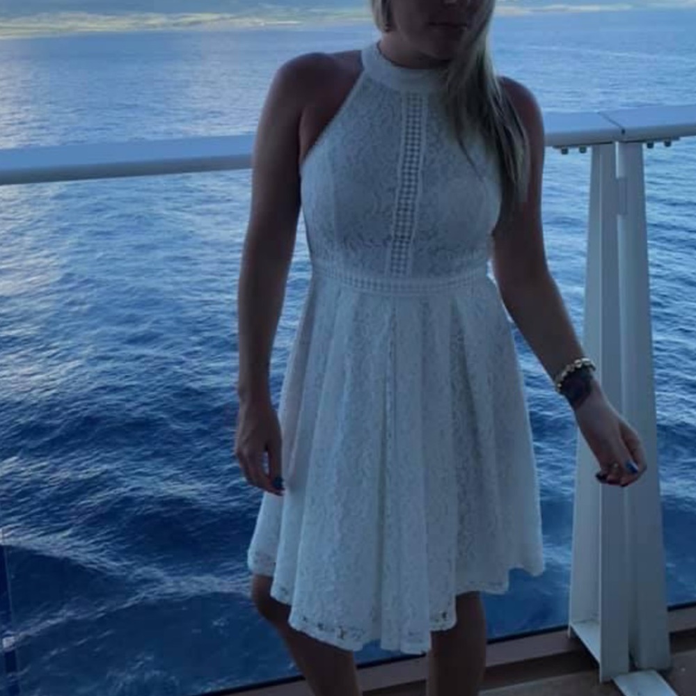 Aqua Halter dress